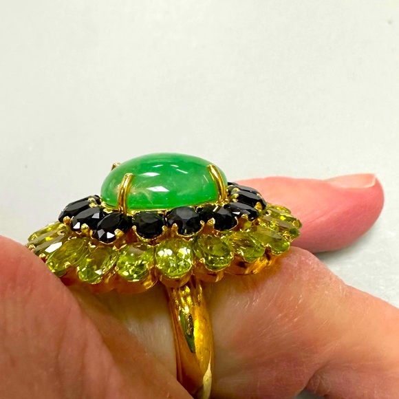 Bling multi stone ring 7.5 - Picture 2 of 6